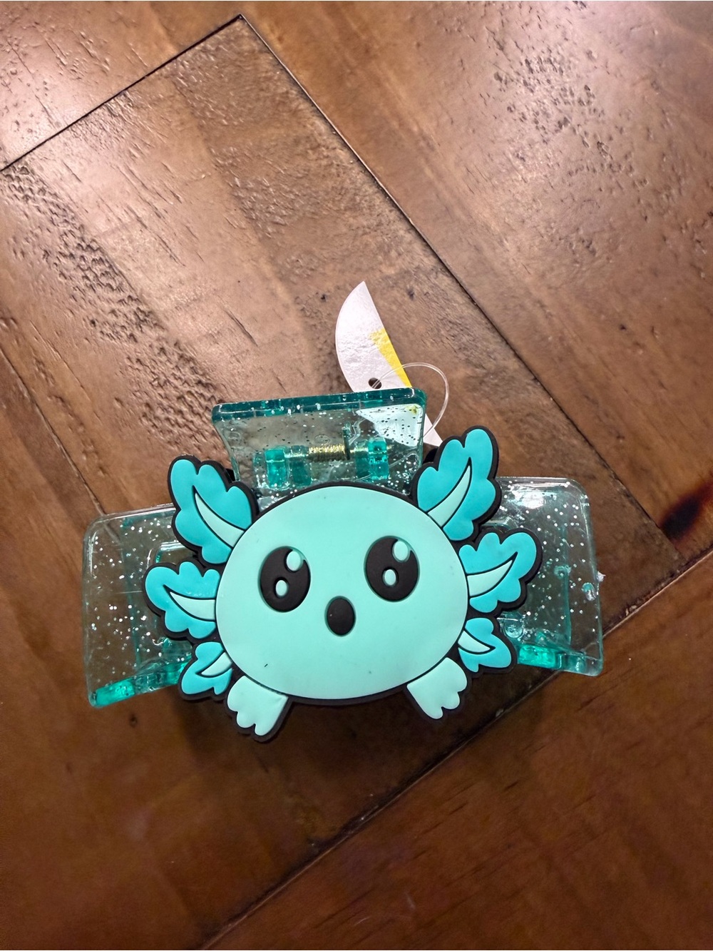 Axolotl blue hair claw hair clip womens girls hair clip hair claw new